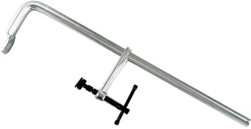 WELDINGER SET 2x Schlosser-Schraubzwinge Ganzstahl 120x600 mm mit beweglicher Druckplatte