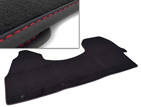 kh Teile Fußmatte (Ziernaht: Rot) Sprinter 907 Velours Automatte Original Qualität 1-teilig Fahrerhaus komplett