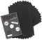 100x Vintage Kraftpapier in Schwarz - DIN A5-21 x 14,8 cm - nachhaltiges schwarzes Recycling-Papier, ökologisch Bastel-Karton Einzel-Karte - NEUSER PAPIER