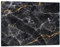 TMK ArtDeko – Schneidebrett Glas – Glasschneidebrett für die Küche 52x40 cm – Robust, Hygienisch & Rutschfest – Glas Schneidebrett – Zusätzliche Arbeitsfläche – Vielseitige Nutzung