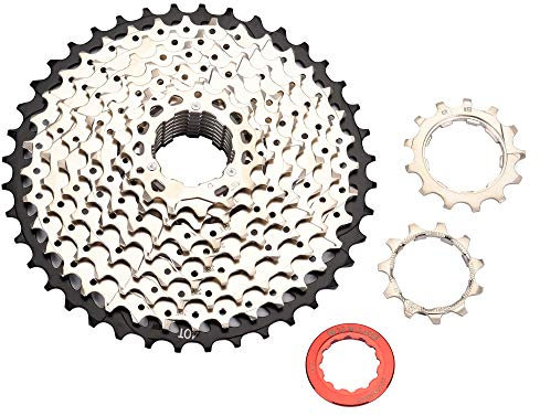 BESNIN Kassette für Mountainbike 10 Fach 11-40T 11-13-15-17-21-24-28-32-36-40T Kassette 10 Fach Fahrrad-freilauf (10fach 11-40T)