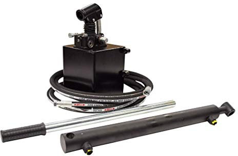 Flowfit Hydraulic Double Acting Hand Pump Trailer/Tipper Kit, To Lift 2.5 tonne, Stroke 600mm