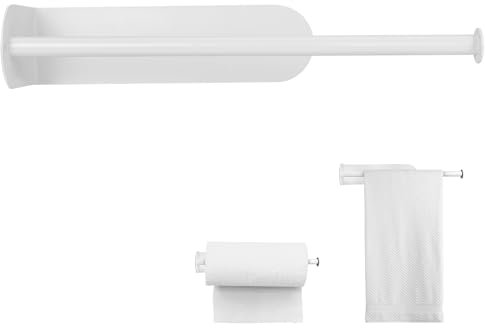 Paper Towel Holders Magnetic Towel Roll Holders with Strong Magnetic Backing - Fit for Large Paper Towels-for Kitchen,Refrigerator,Grill,Toolbox,Garage,Shop