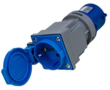 CEE Adapter Kompakt Stromadapter EE Stecker Schuko Steckdose CEE
