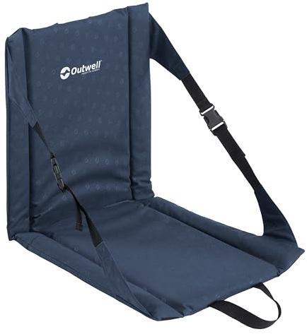 Outwell Cardiel Folding Beach Chair – Lightweight Portable Camping Chair with Pocket, Compact Festival & Travel Seat, Easy Fold Design - For Camping, Beach, Picnics, Festivals, Sports
