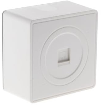 Prise téléphone RJ45 en saillie - Blanc - Vulco - Zenitech