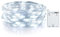 Gcstnn Stringa Luci Led a Batteria, 3metri 30 Led Rame filo Catene Luminose Lucine Fata Luci con timer per per camere, terrazze, Halloween, Natale, decorazione(Bianco freddo)
