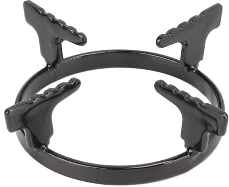 Rejilla para Wok de Hierro Fundido, Rejilla para Wok de Acero Inoxidable para Prevención de óxido Soporte Portátil para Wok para Sartenes y Sartenes de Fondo Plano