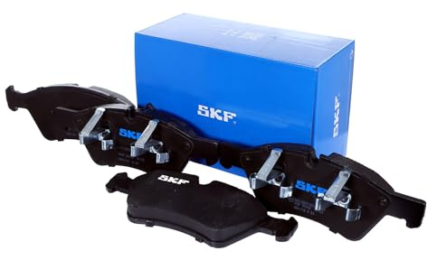 SKF Scheibenbremse Bremsbelag VKBP 80402-4er Set - Position Vorderachse Höhe 102 mm Länge 220 mm Breite 141 mm Dicke 20,5 mm - OE Qualität | VKBP 80402 Kompatibel mit E-Klasse (W211),E-Klasse T-Model (S211),G-Klasse (W463),GL-Klasse (X164),M-Klasse (W164),R-Klasse (