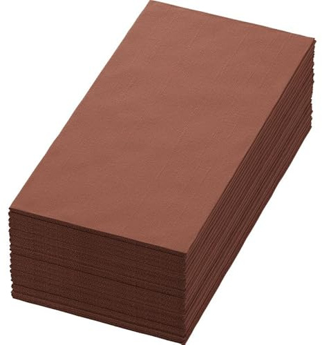 360 Duni Bio Dunisoft® Servietten 40 x 40 cm Chestnut, 1/8-Falz