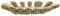 Alexandra House Living Tischdekoration, goldfarben, 26 x 14 x 4 cm