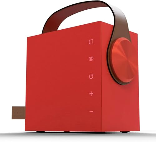 Morel Biggie HiFi Lautsprecher kabellos Bluetooth Speaker mit DSP Sound 2-Wege Bassreflex System kompakt Heimlautsprecher Stereo TWS Multiroom tragbar Design Lautsprecher