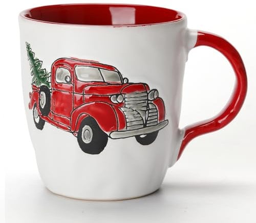 ZPPLD Christmas Coffee Mug,Christmas Mug,Large Coffee Mug 500mL with Handle,500ml Mug,Ceramics Coffee Cup,Stoneware Coffee Mugs,Tea Mugs,Porcelain Coffee Mug,Cappuccino Cups for Office and Home