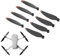 2 Pairs Propellers Replacement Spare Part Drone Accessories Fit for Mini 2 (Orange Edges)