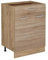 Vicco Küchenunterschrank R-Line, Sonoma, 60 cm mit Schublade, ohne Arbeitsplatte