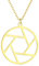 OAUWKEIY Pendant Necklace Camera diaphragm pendant necklace ladies men's geometric jewelry chatter photographer gifts Jewelry