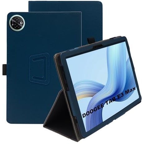 zZjoOoj Funda para DOOGEE E3 MAX (14 Pulgadas Modelo 2025),Funda Ligera Superfina con Función de Soporte,Azul Marino