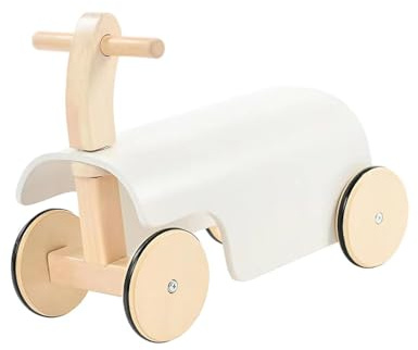 mophrati Lauflernwagen für Jungen und Mädchen ab 12 Monaten – Fördert die Koordination bei jeder Fahrt und gleitet auf verschiedenen Oberflächen. Robustes Holzfahrzeug mit Rädern für Kleinkinder.