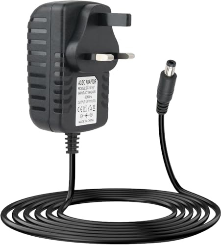 30W Power Adapter for Echo Show 8/10/15/21, 18V 1.67A Replacement Charger Cable Compatible with Alexa Echo Plus (2nd Gen), Echo (3rd/4th Gen) 2M Cord (Black)