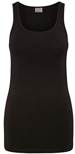 VERO MODA Women's Vmmaxi My Soft Long Tank Top Noos Vest, Black, 40 (Manufacturer Size: Large)
