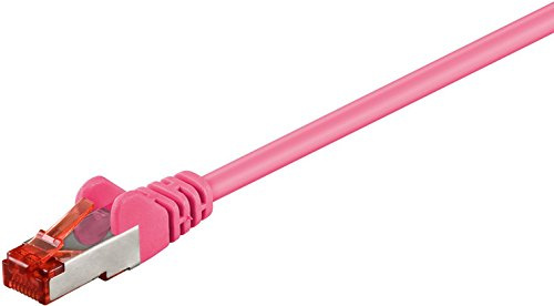 MicroConnect 10 m CAT6 S/FTP sstp610pi (S-STP) Pink – (RJ45 Network Cable RJ-45 Male/Male Category 6 S/FTP (S-STP,), Pink)