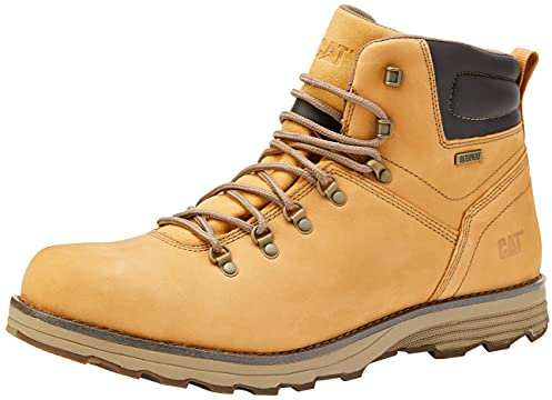 Cat Footwear Sire WP, Botas para Hombre, Amarillo (Mens Honey Reset), 40 EU