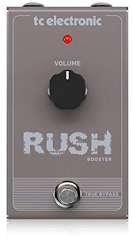 TC Electronic RUSH BOOSTER Ultra-Transparente Clean Boost con una potente ganancia de 20 dB