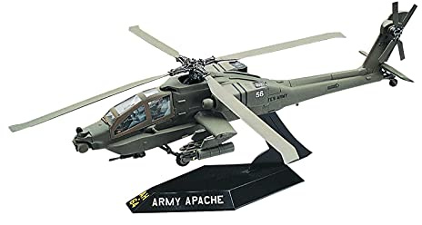 Revell Plastic Model Kit-AH-64 Apache Helicopter Desktop 1:72