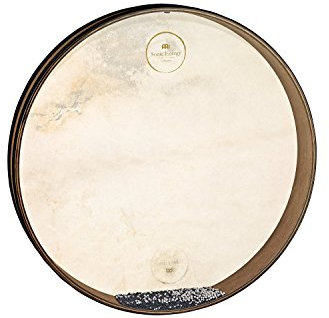 Sonic Energy 18 Zoll Ozeantrommel – Mit Ziegenfell und Kunststofffell – Wellenklang für Meditation, Yoga, Klangreisen, Percussion (WD18WB)