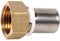 Dipra 730134 Raccord PER à Sertir Droit à Ecrou Tournant, Femelle F12/17, diamètre 16mm