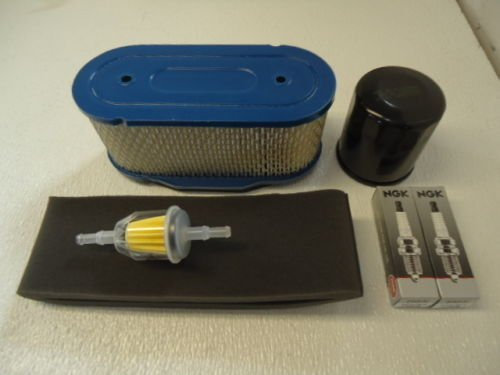 Tune Up Wartungsset, Luft/Kraftstoff/Ölfilter für Cub Cadet RZT50 Rasenmäher mit Kawasaki-Motor