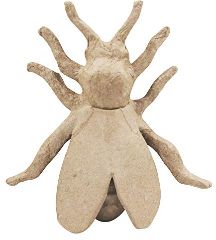 Décopatch AP166C - One Brown pulped paper holder 3x11.5x12.5 cm, Bee - DIY - Customisable Décor - Completely Personalise - Creative + Leisure Activity