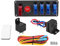 6 in 1 Pannello interruttore accensione auto corsa Kit controllo pulsante avviamento motore 12V