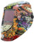 Antra Schweißhelm, automatische Verdunkelung, DP9-04, optische Klasse 1/1/1/1, große Größe 12.5SQI, Schattierungsbereich 3/5-9/9-14 für TIG, Solar-Lithium Dual Power, 6+1 extra Objektivabdeckungen