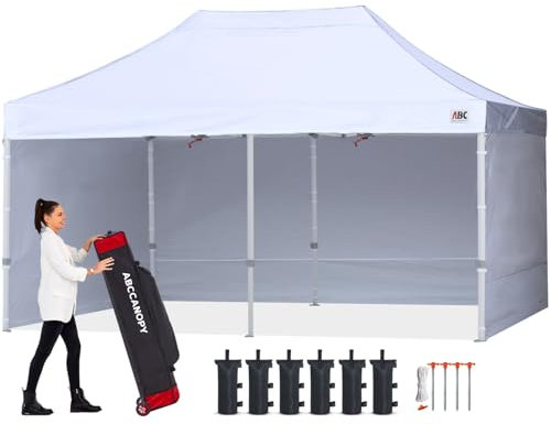 ABCCANOPY 3x6M Commercial Pop-Up Gazebo Side Door Panels Accessory White