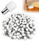 120Pcs Regalhalterung Pegs Regalstifte Edelstahl Regalhalter Stützstifte für Schrank Bücherregal Möbelschrank
