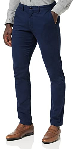 Hackett London Texture Chino, 595NAVY, 32