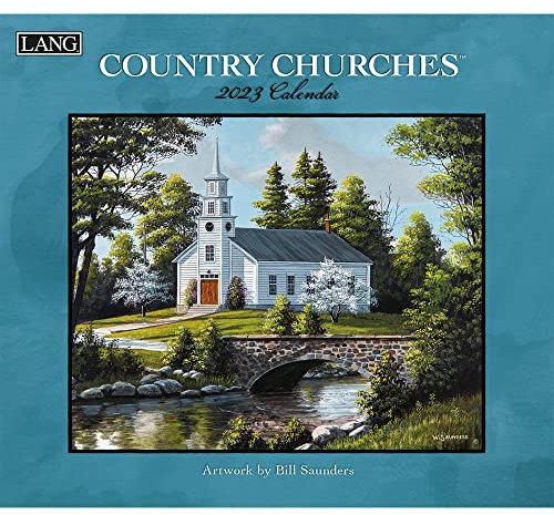 LANG Country Churches Wandkalender 2023