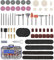 HARDELL Rotary Tool Accessories, 227pcs Power Rotary Tool Accessories Kit, 1/8(3.2mm) Diameter Shanks, Universal Fitment for Easy Cutting, Polishing, Sanding, Carving, Grinding, Engraving
