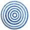 Ceylon Studio - Vajilla de cerámica pintada a mano con diseño de remolino azul y blanco - Plato lateral - 20 cm