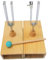Amagogo Resonanz-Stimmgabel mit Holz-Resonator-Box, Lehrmittel mit, Gitarren-Stimmgerät, Stimmgabel für Labor-Resonator, Stimmgabel aus