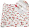 ANRO Wachstuchtischdecke Weihnachts Tischdecke abwaschbar Wachstuch Weihnachten Wachstischdecke Weihnachtsschmuck 1000x140cm (10m)
