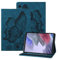 Rostsant Hülle für Samsung Galaxy Tab A9+ 11 Zoll PU Leder Brieftasche Magnetisch Stand Tablet Schutzhülle für Samsung Galaxy Tab A9+ 11 Zoll SM-X210/SM-X215/SM-X216 Navy Blau