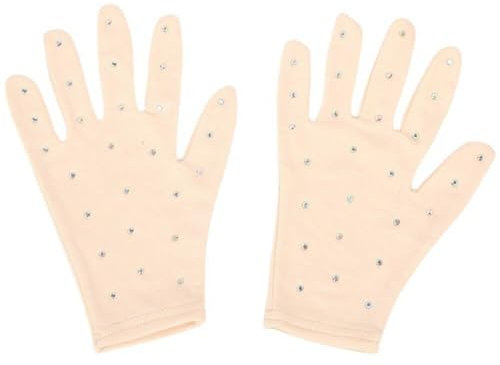 Bemvp Eiskunstlauf-handschuh, Glänzende Eislauf-trainingshandschuhe, Thermische Eiskunstlauf-wettkampfhandschuhe Für Damen Und Mädchen