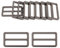 8 Stk Flache Metall Schiebeschnalle Riemenhalter Flache Riemenschieber Verstellbare Gürtelschnallen Riemenverstellschieber Lederhandwerk Taschengürtelversteller Schieber Für Strap Keeper Leathercraft