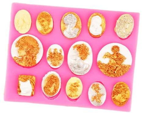 Candy Baking Mould Goddess Lady Avatar DIY Birthday Cake Frame Retro Queen Fondant Mold