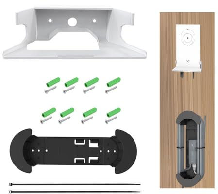SignalPlus Starlink Cable Caddy, Starlink Mesh Router Wall Mount, StarLink Ethernet Adapter Mounting, starlink accessories kit for starlink internet kit satellite