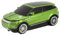 Topiky Kabellose Auto Maus, Sportwagen förmige Computermaus mit USB Empfänger, 1600 DPI, 2,4 GHz Kabellose Maus für Laptop (Green)