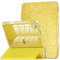 INFILAND Compatible with iPad A16 11th Generation 11 Inch 2025 Case, iPad Case 10th Generation 10.9 Inch, Glitter Cover with Sparkly Clear Back, Pencil Holder, for Kids Girls (Golden Yellow)