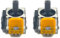 Lot de 2 modules de joystick analogiques à effet Hall - Accessoires de réparation pour manette de PS4
